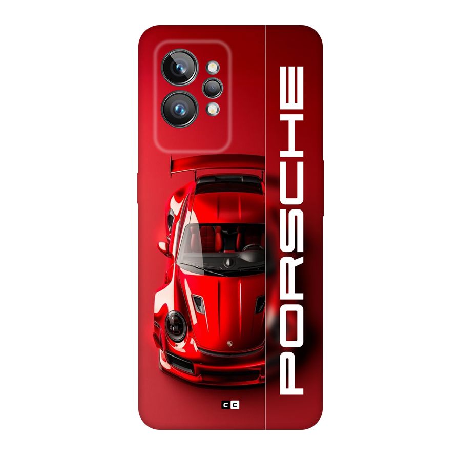 Red Porsche Back Case for Realme GT2 Pro
