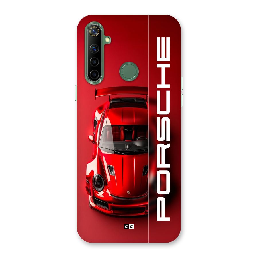 Red Porsche Back Case for Realme Narzo 10