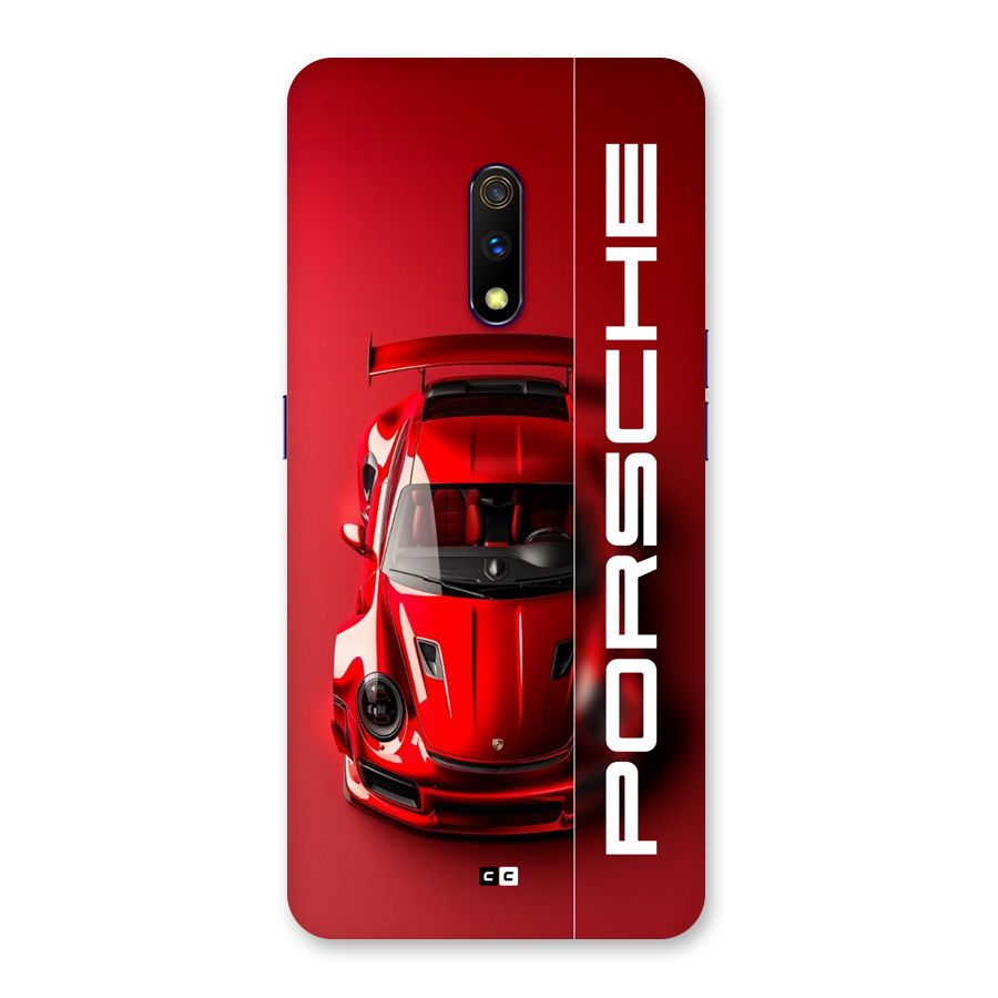 Red Porsche Back Case for Realme X