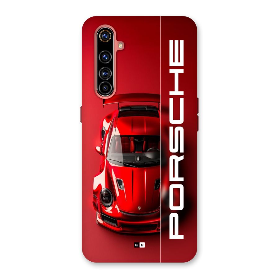 Red Porsche Back Case for Realme X50 Pro