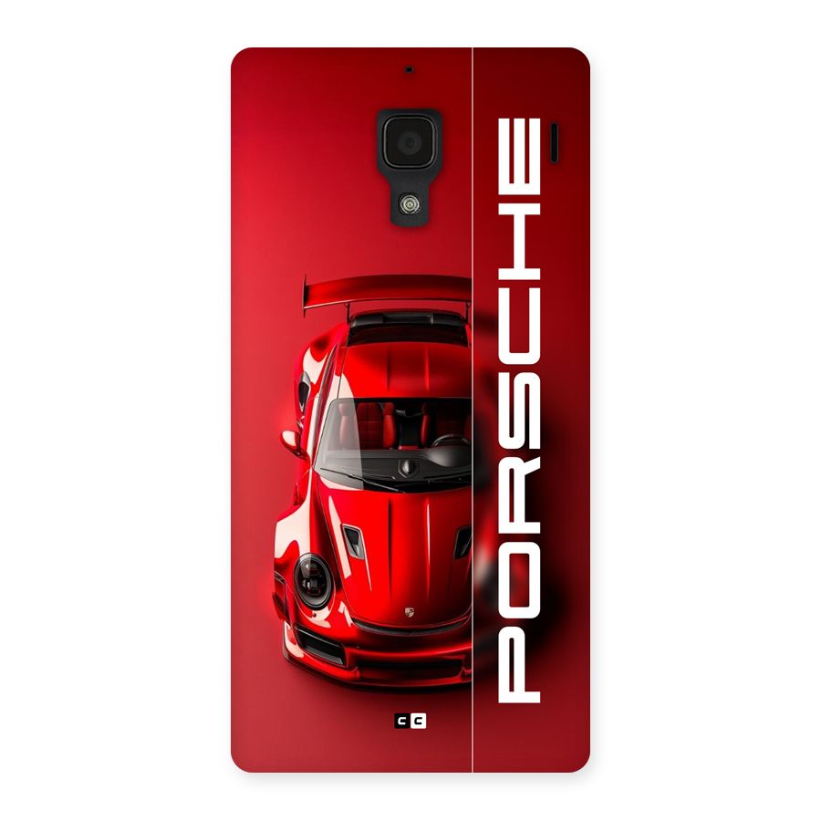 Red Porsche Back Case for Redmi 1s