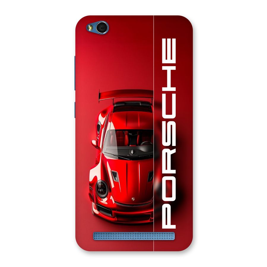 Red Porsche Back Case for Redmi 5A