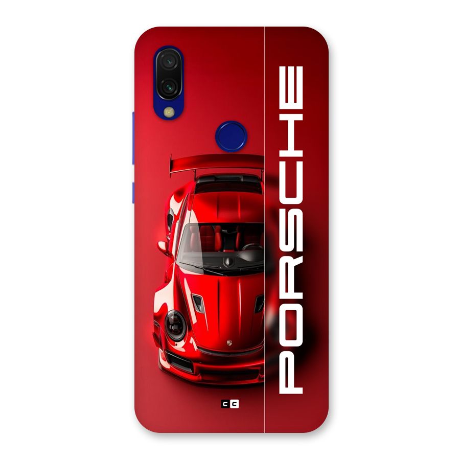 Red Porsche Back Case for Redmi 7