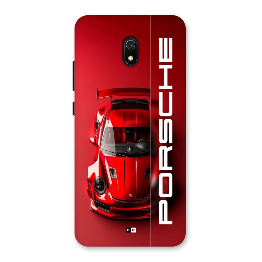 Red Porsche Back Case for Redmi 8A