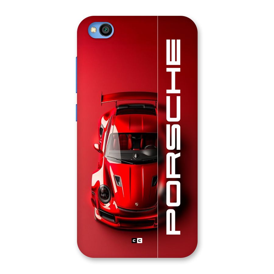 Red Porsche Back Case for Redmi Go