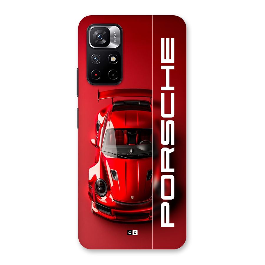 Red Porsche Back Case for Redmi Note 11T 5G