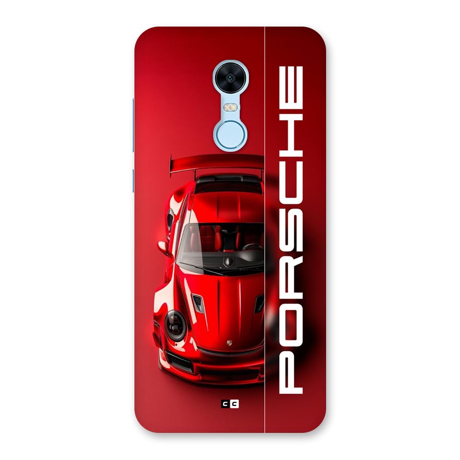 Red Porsche Back Case for Redmi Note 5