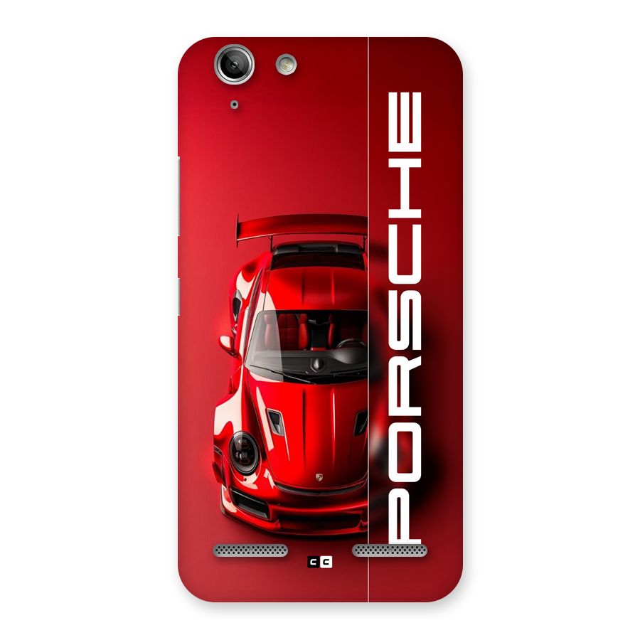 Red Porsche Back Case for Vibe K5
