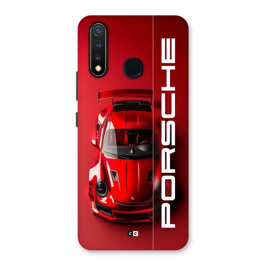 Red Porsche Back Case for Vivo U20