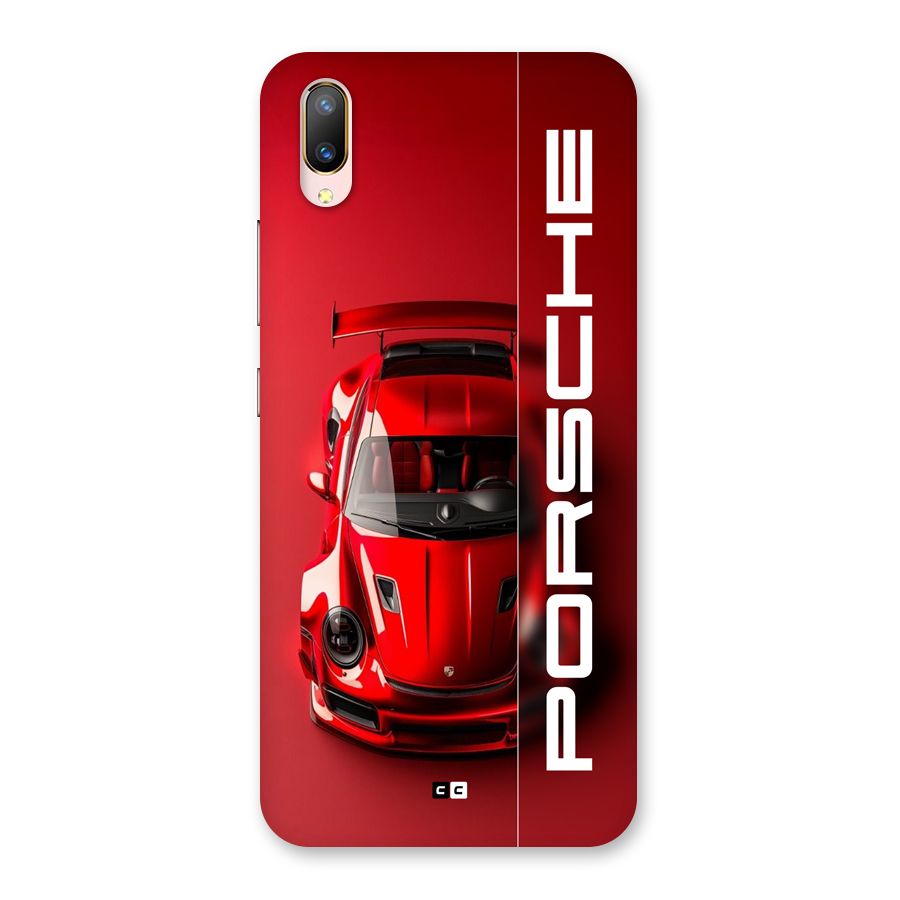 Red Porsche Back Case for Vivo V11 Pro