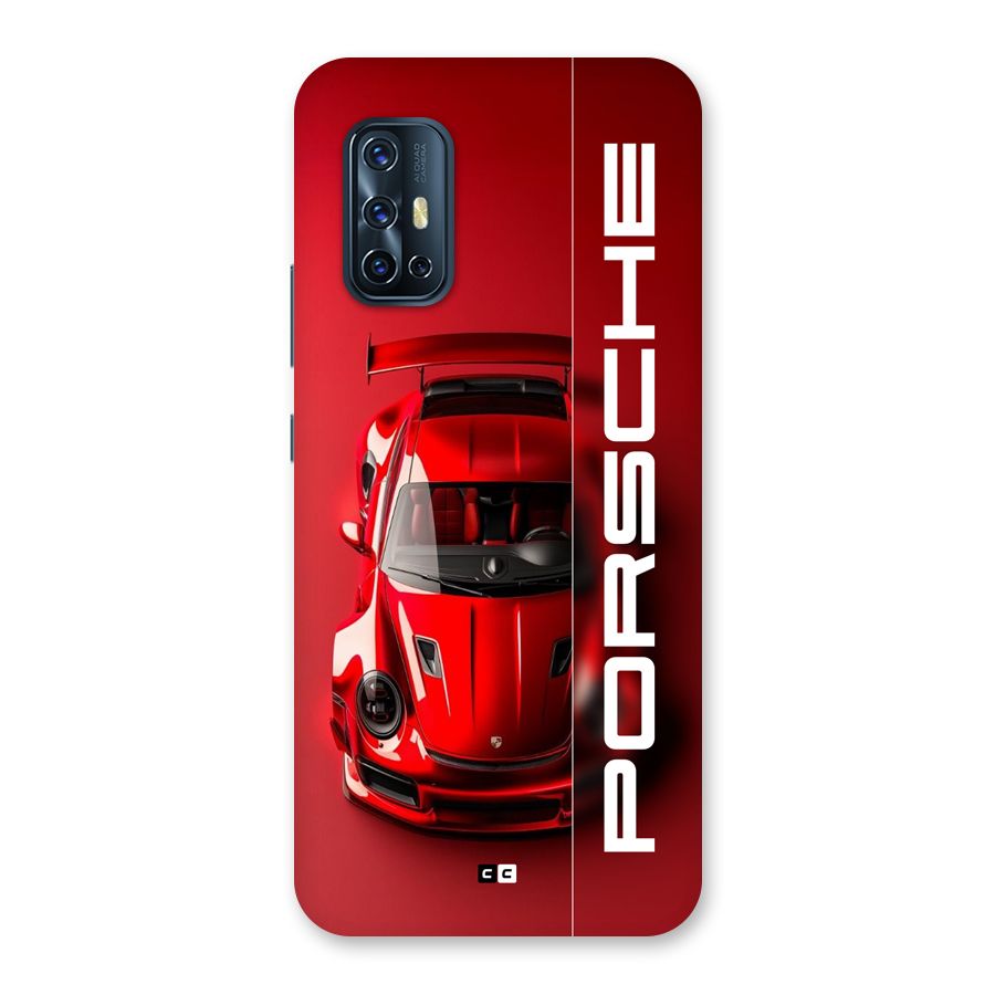 Red Porsche Back Case for Vivo V17