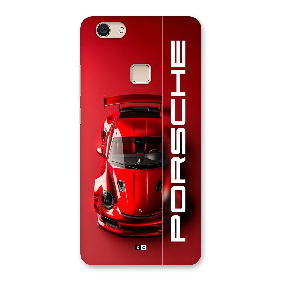 Red Porsche Back Case for Vivo V7