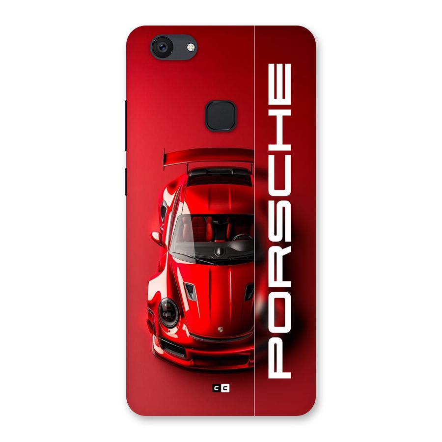 Red Porsche Back Case for Vivo V7 Plus