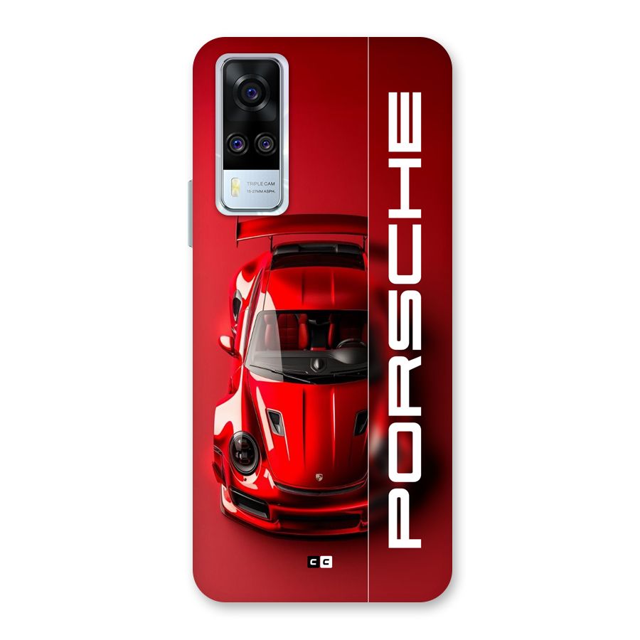Red Porsche Back Case for Vivo Y51A