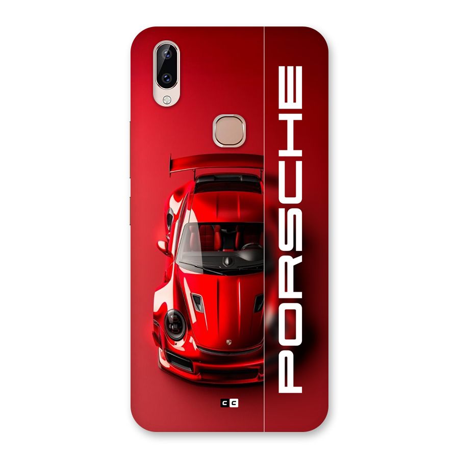 Red Porsche Back Case for Vivo Y83 Pro