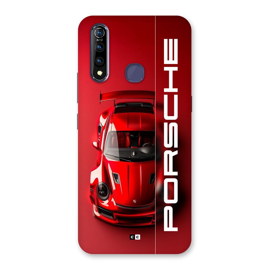 Red Porsche Back Case for Vivo Z1 Pro