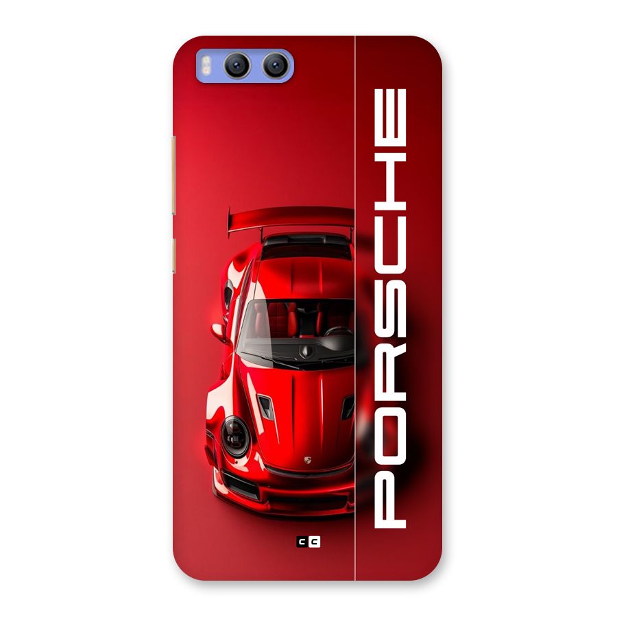 Red Porsche Back Case for Xiaomi Mi 6