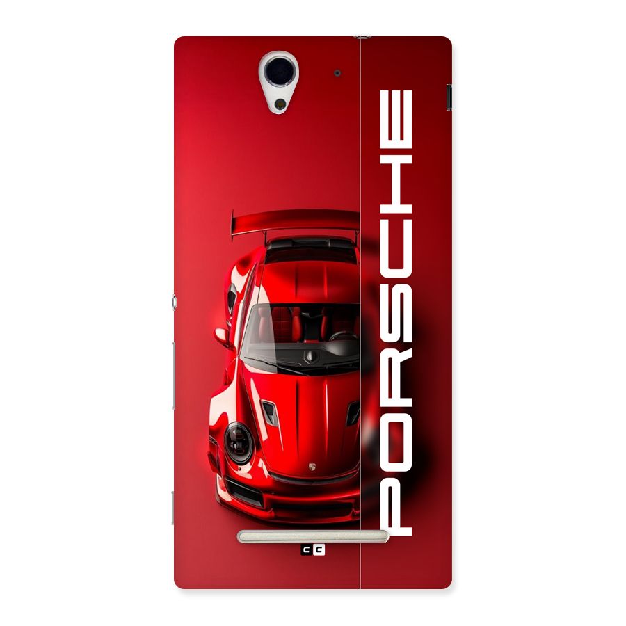 Red Porsche Back Case for Xperia C3