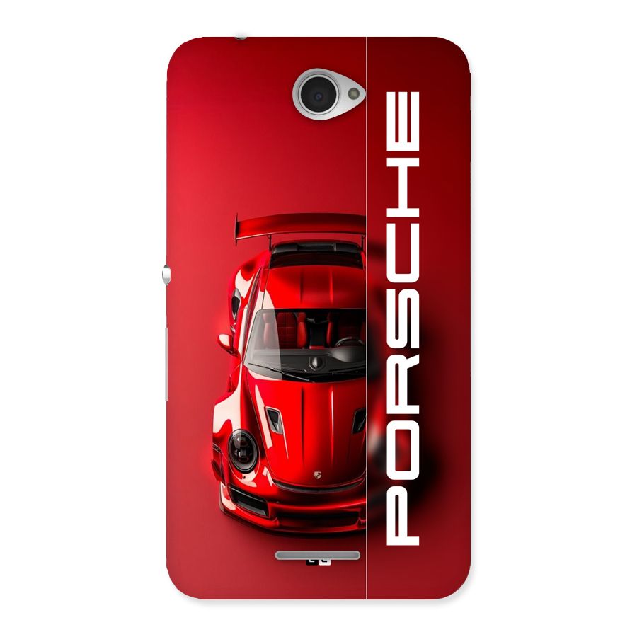 Red Porsche Back Case for Xperia E4