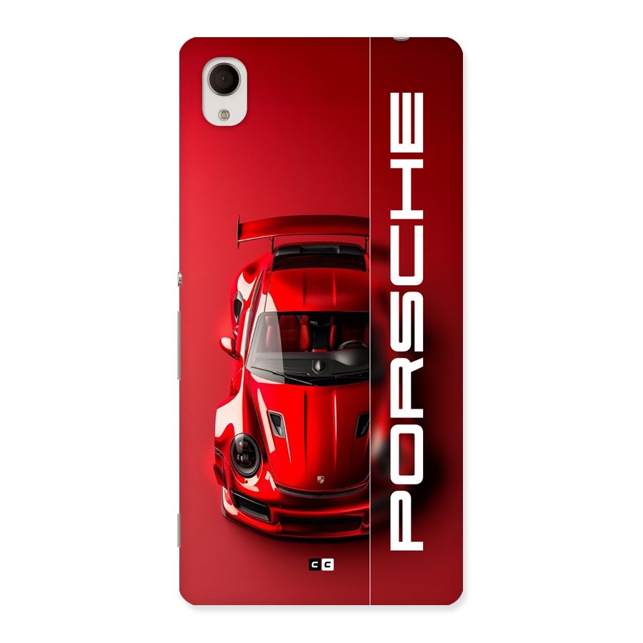 Red Porsche Back Case for Xperia M4