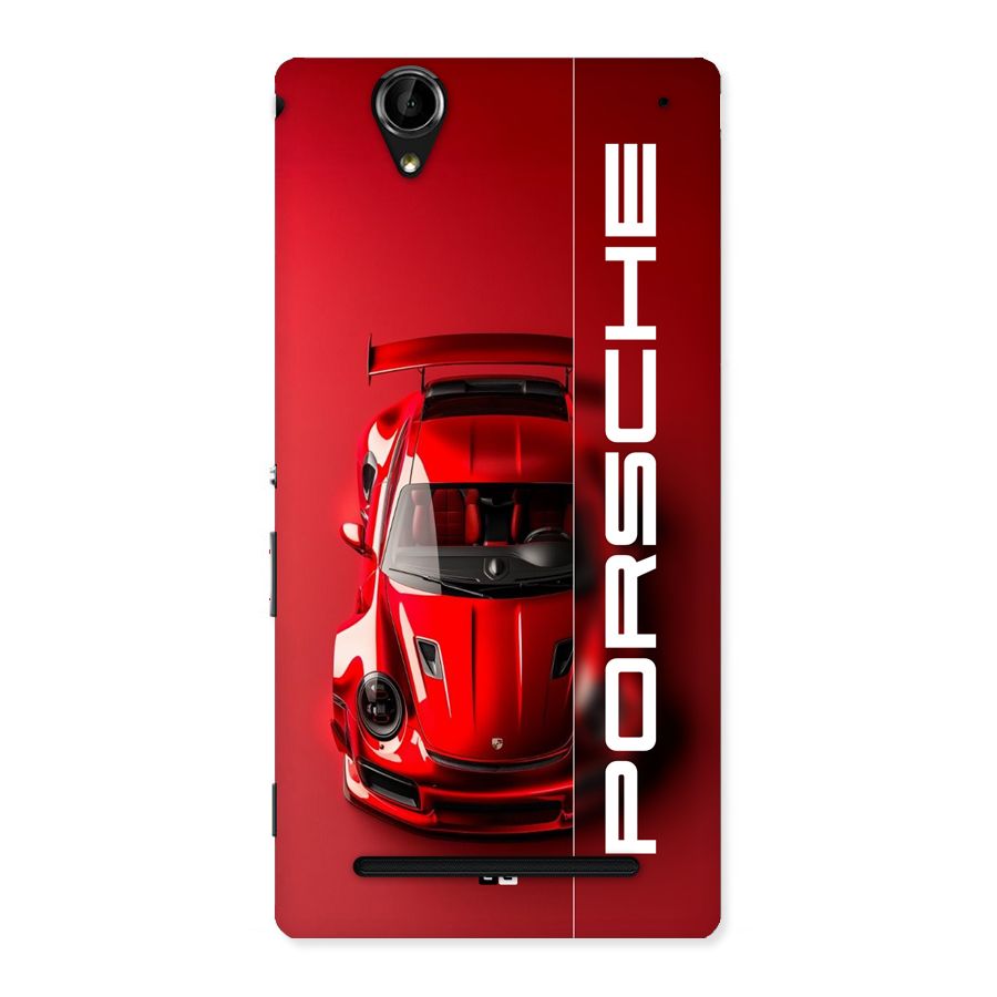 Red Porsche Back Case for Xperia T2