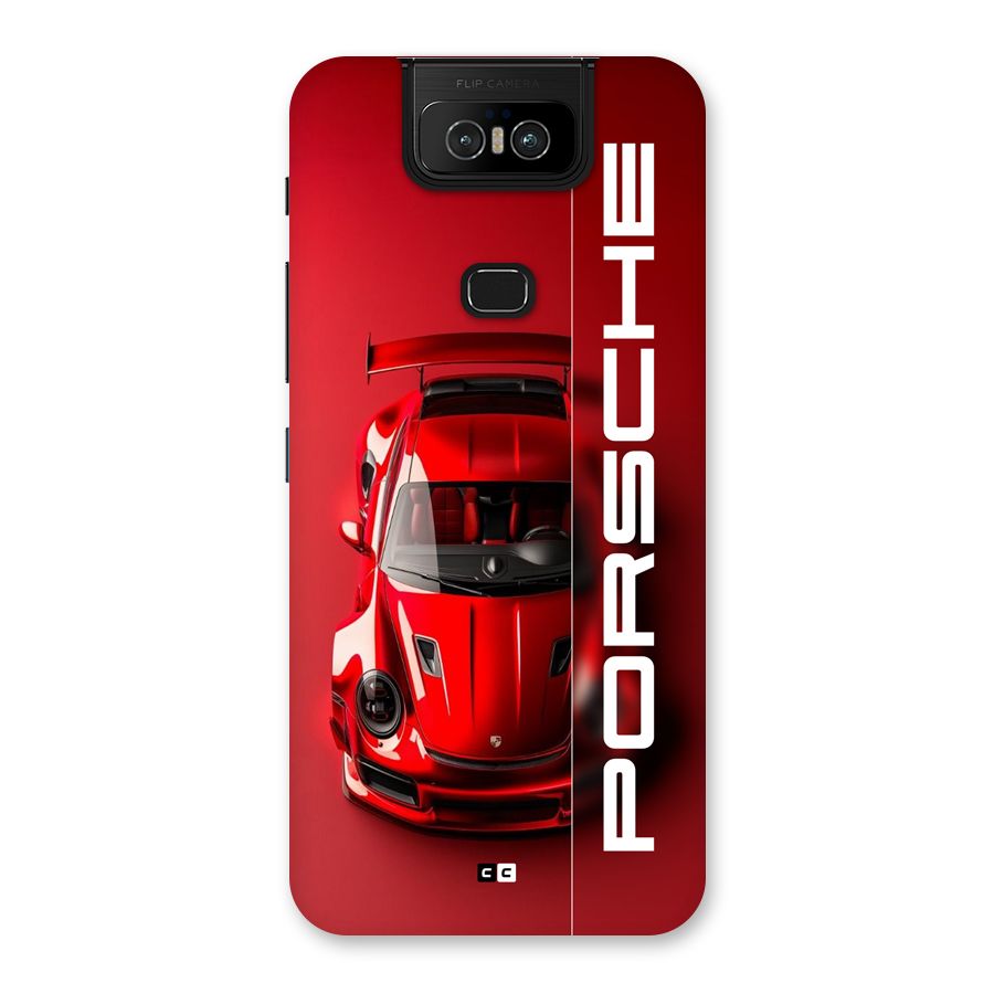 Red Porsche Back Case for Zenfone 6z