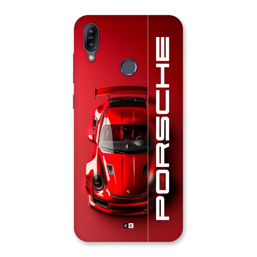 Red Porsche Back Case for Zenfone Max M2