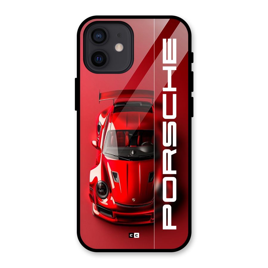 Red Porsche Back Case for iPhone 12