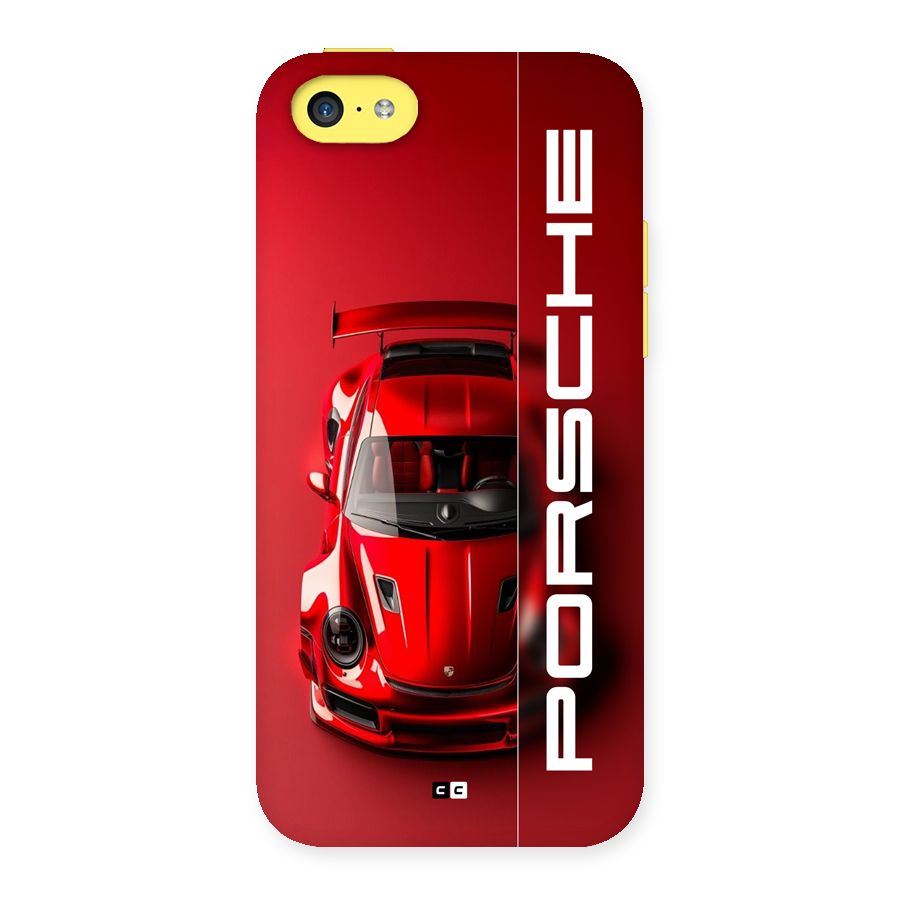 Red Porsche Back Case for iPhone 5C