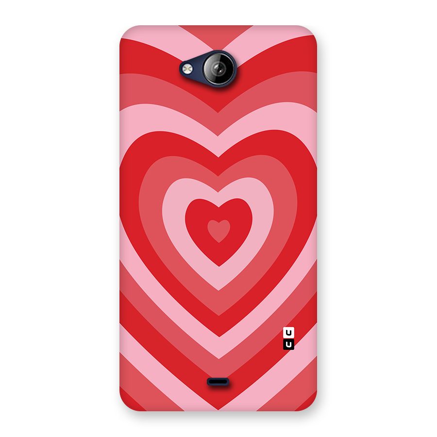 Red Retro Hearts Back Case for Canvas Play Q355