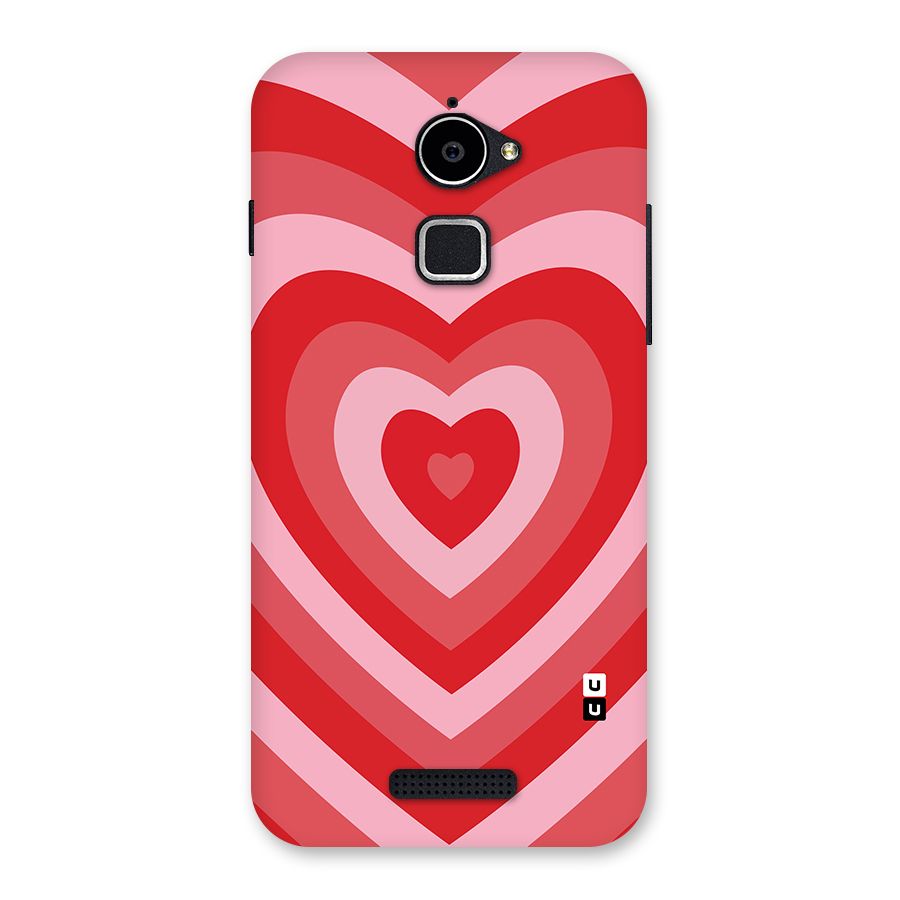 Red Retro Hearts Back Case for Coolpad Note 3 Lite