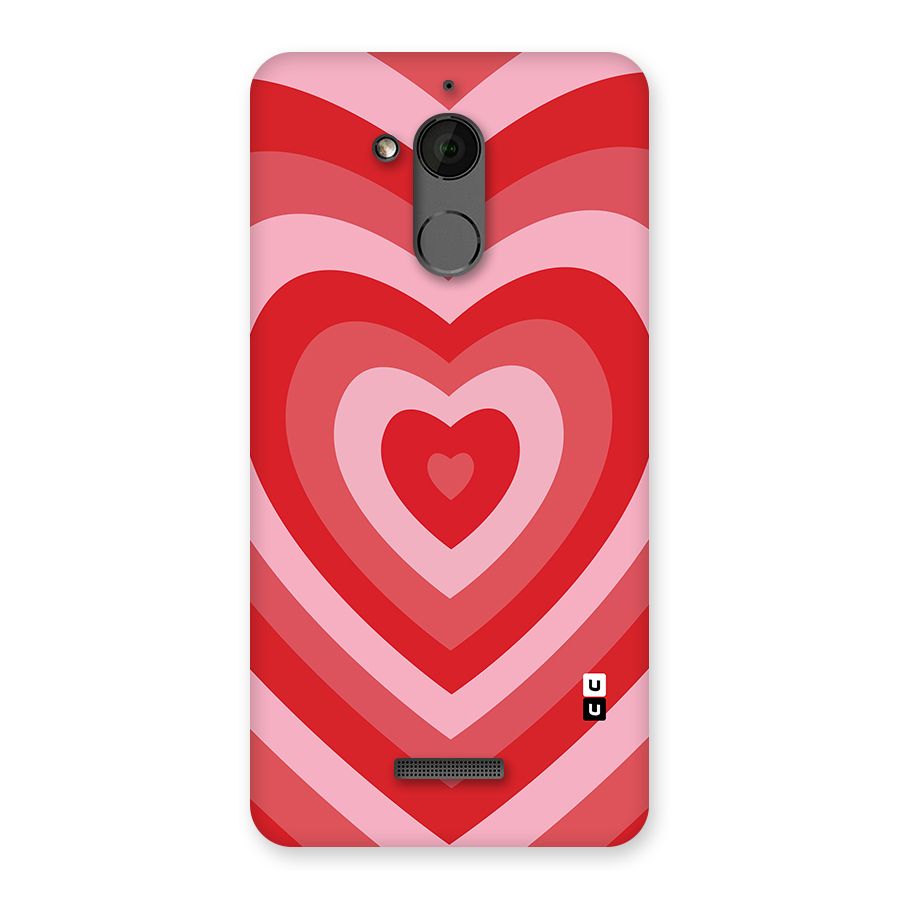 Red Retro Hearts Back Case for Coolpad Note 5