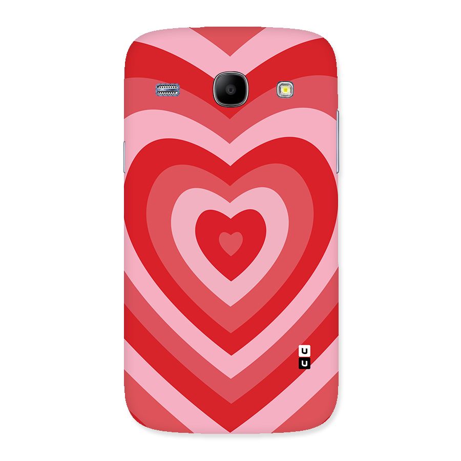 Red Retro Hearts Back Case for Galaxy Core