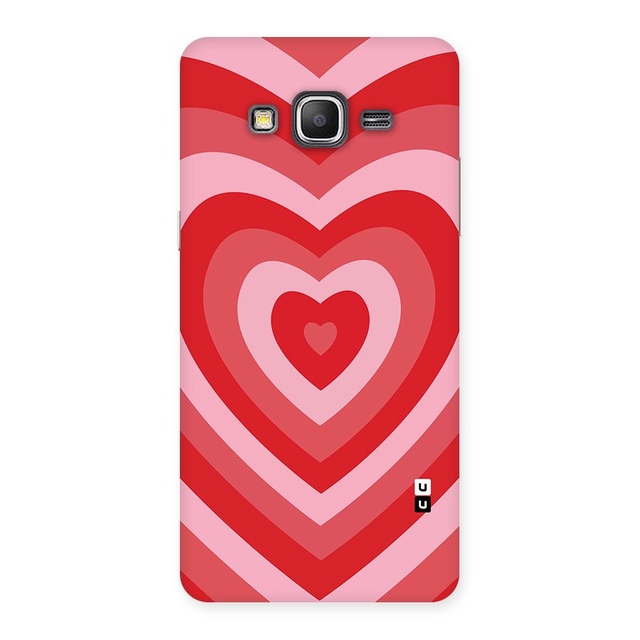 Red Retro Hearts Back Case for Galaxy Grand Prime