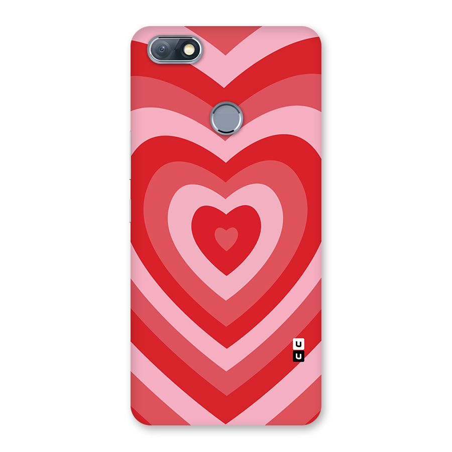 Red Retro Hearts Back Case for Infinix Note 5