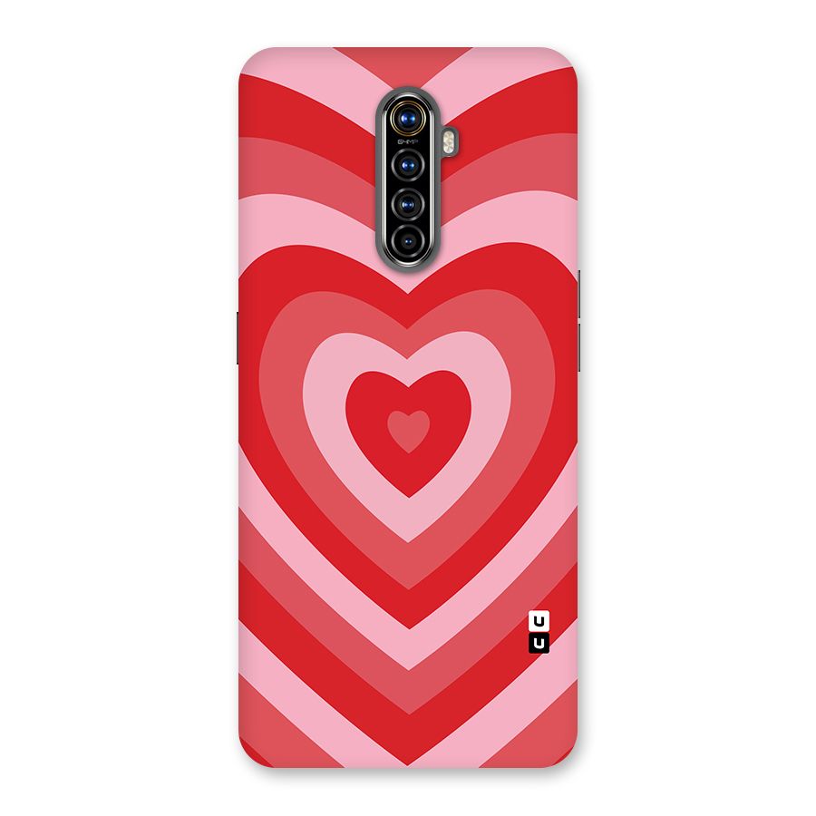Red Retro Hearts Back Case for Realme X2 Pro