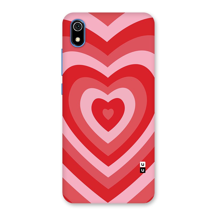 Red Retro Hearts Back Case for Redmi 7A