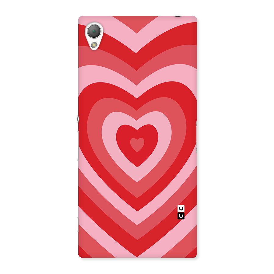 Red Retro Hearts Back Case for Sony Xperia Z3