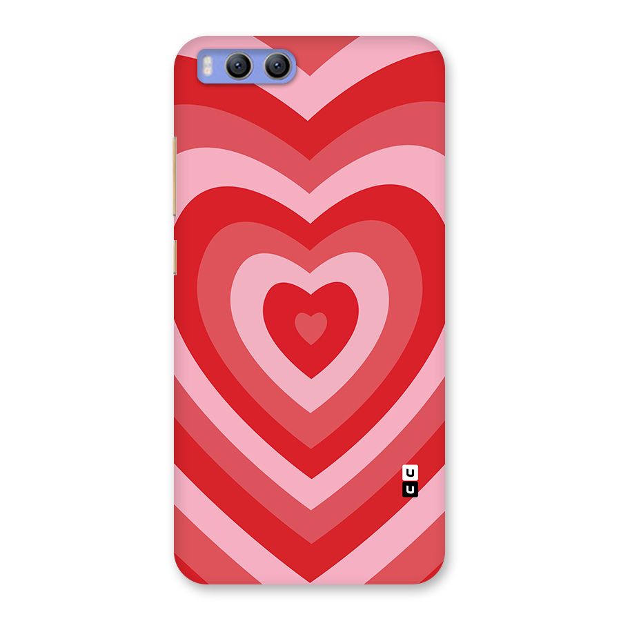 Red Retro Hearts Back Case for Xiaomi Mi 6