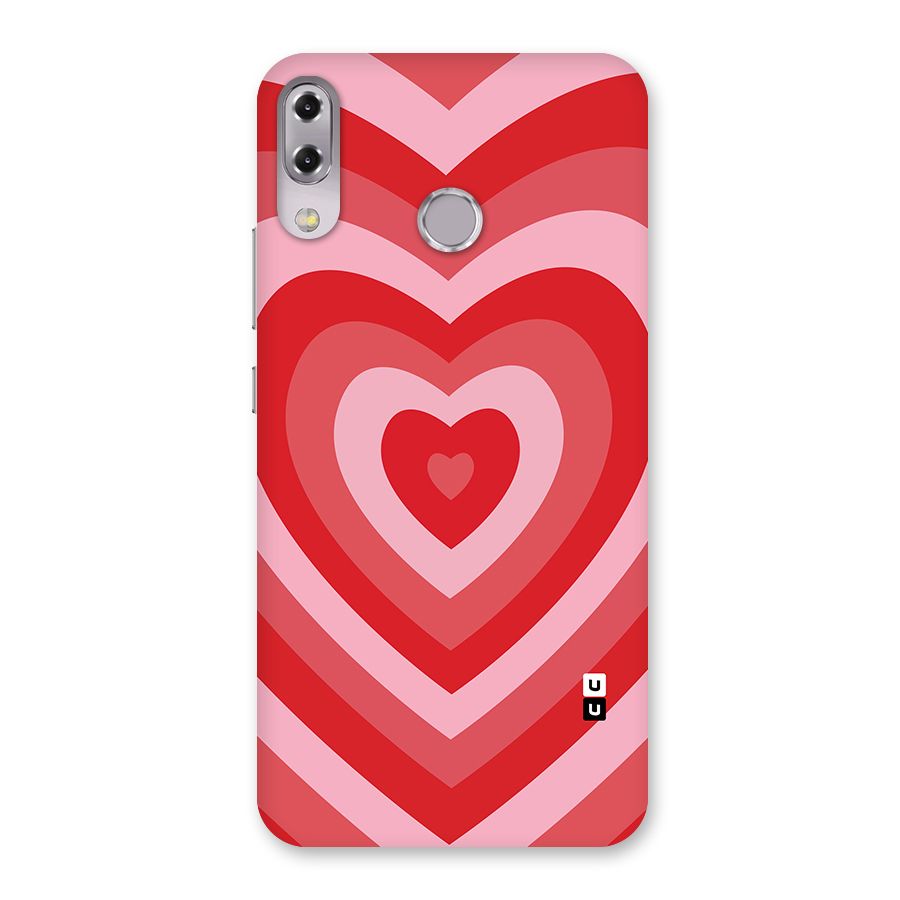 Red Retro Hearts Back Case for Zenfone 5Z