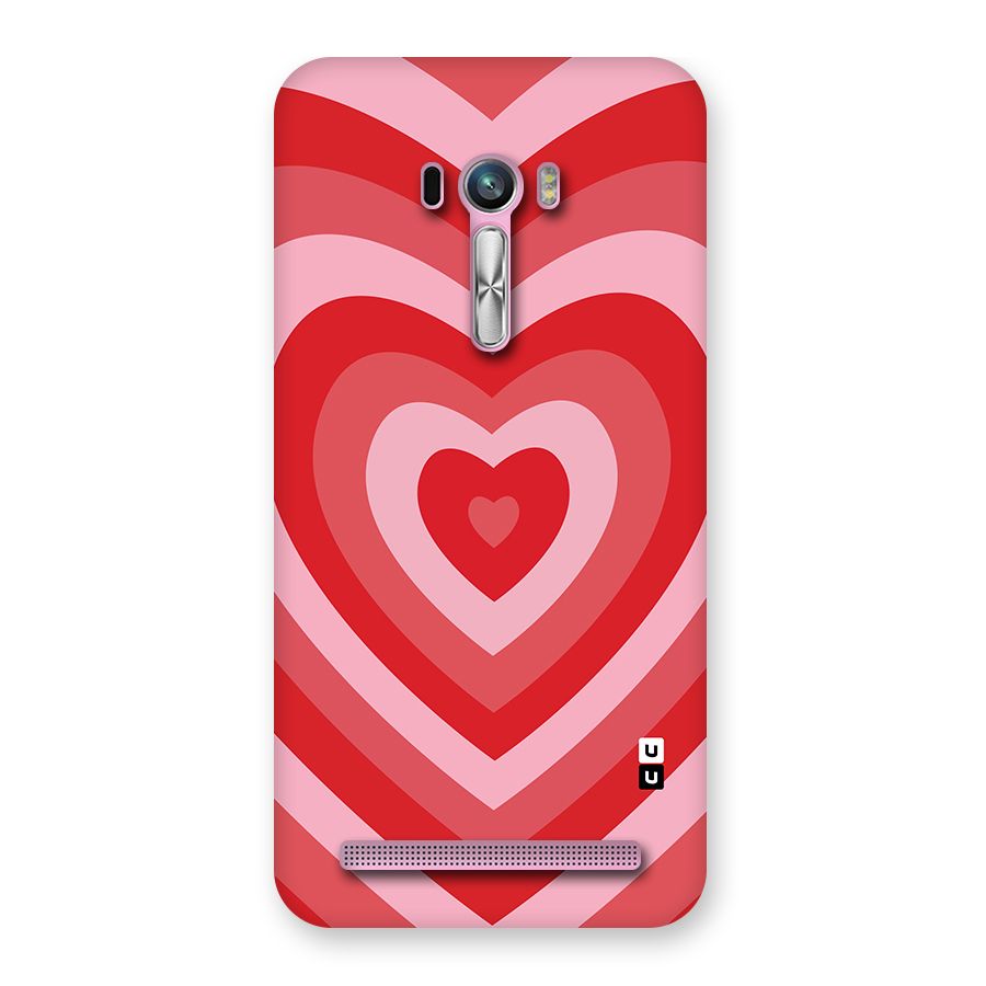 Red Retro Hearts Back Case for Zenfone Selfie