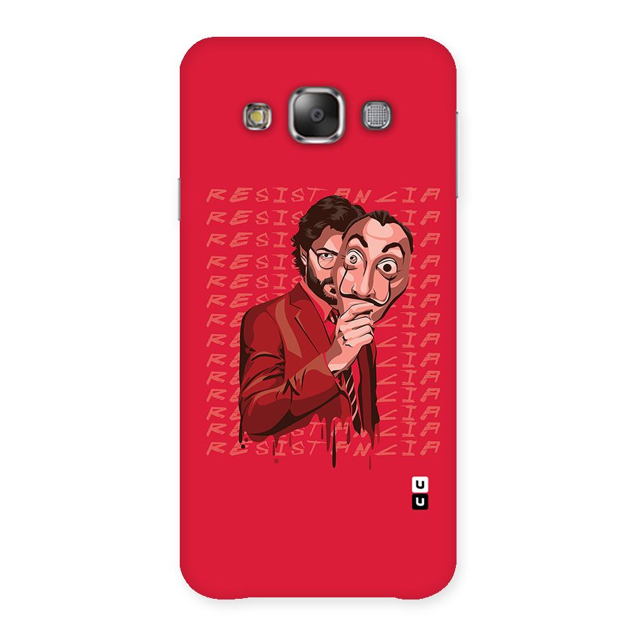 Resistancia Professor Art Back Case for Galaxy E7