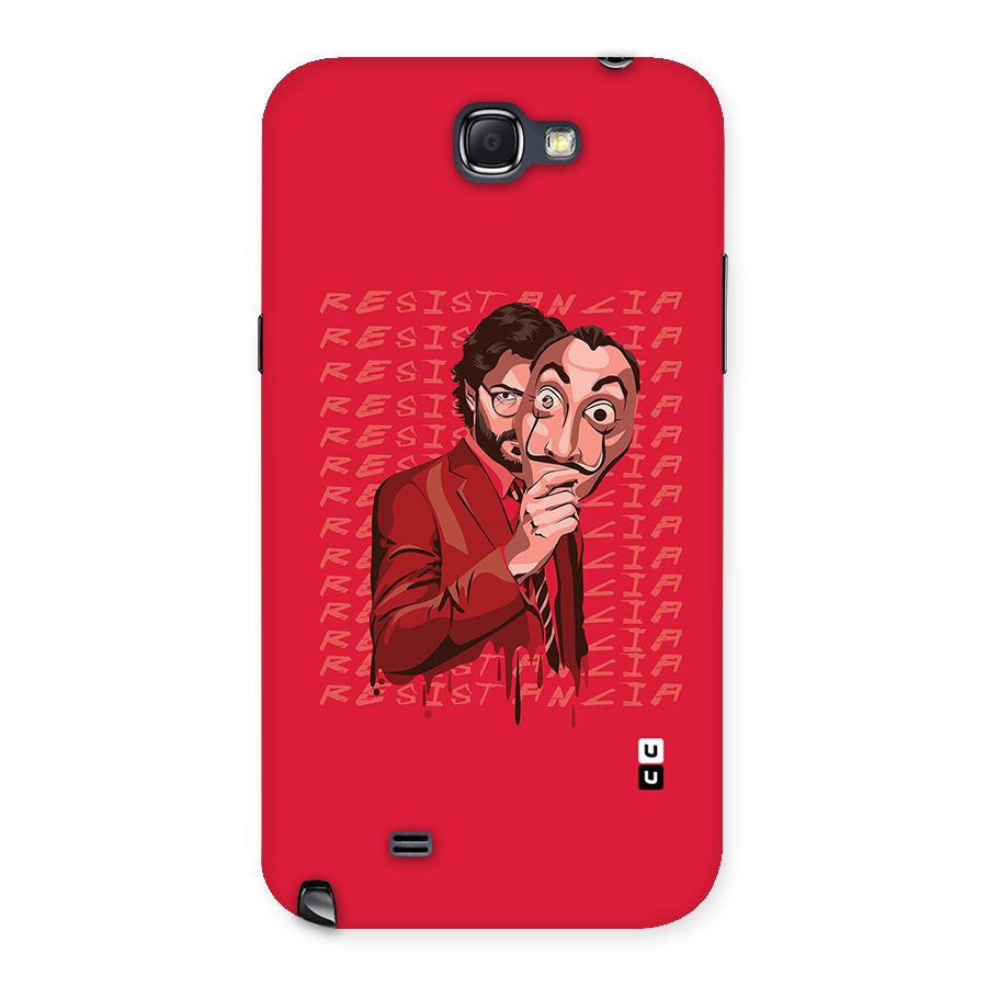 Resistancia Professor Art Back Case for Galaxy Note 2