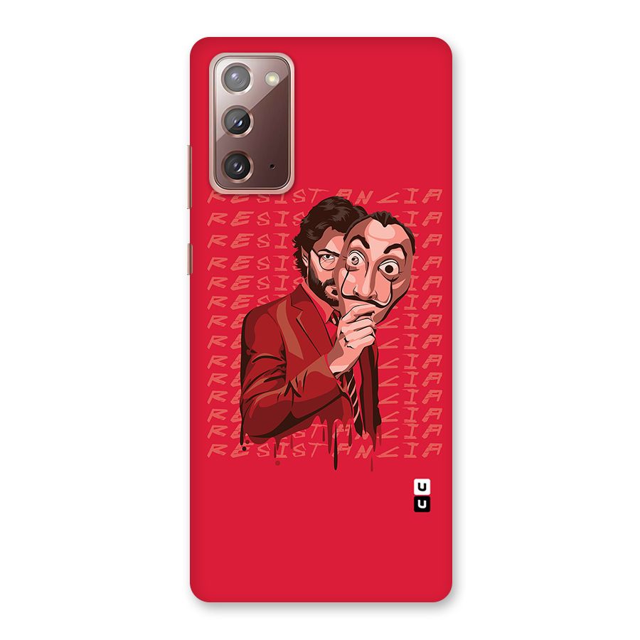 Resistancia Professor Art Back Case for Galaxy Note 20