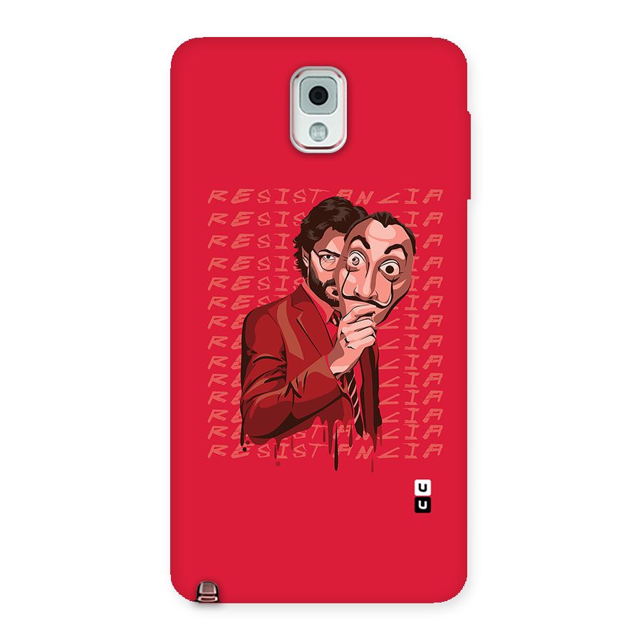 Resistancia Professor Art Back Case for Galaxy Note 3