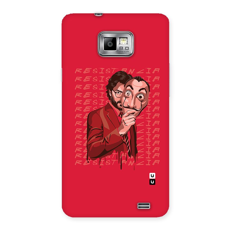 Resistancia Professor Art Back Case for Galaxy S2