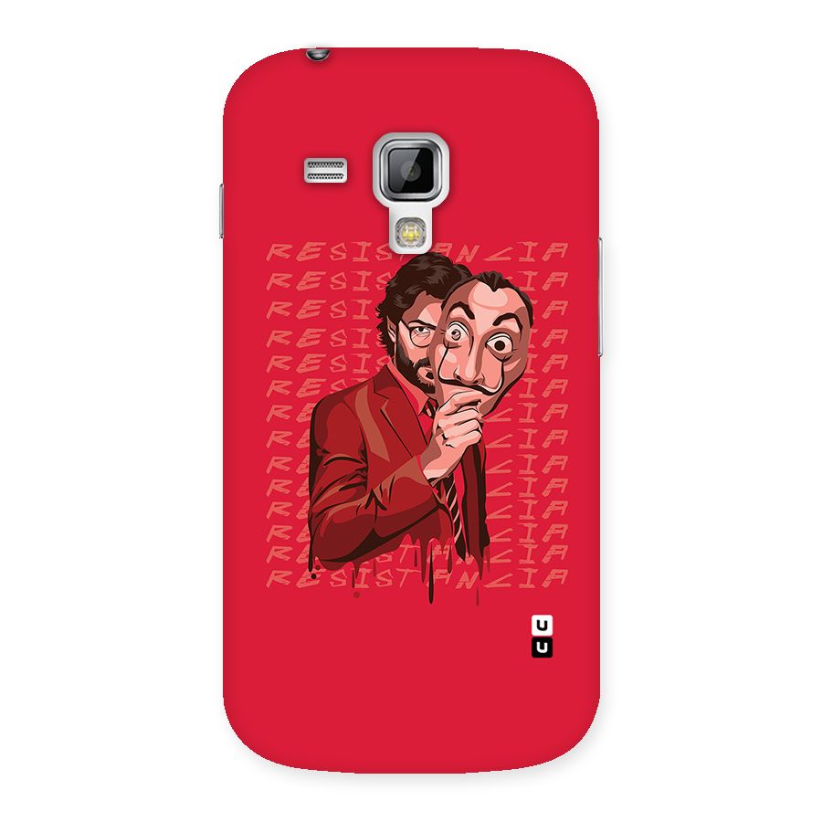 Resistancia Professor Art Back Case for Galaxy S Duos