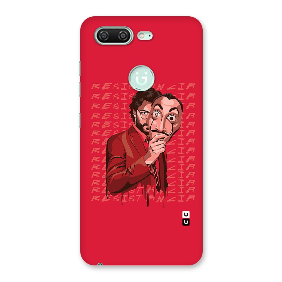 Resistancia Professor Art Back Case for Gionee S10