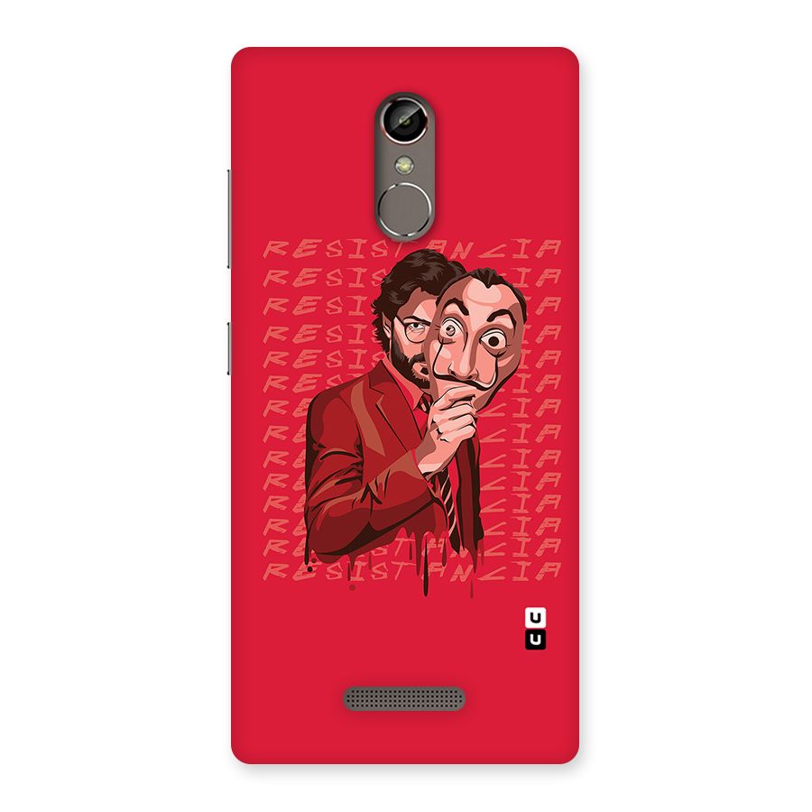 Resistancia Professor Art Back Case for Gionee S6s