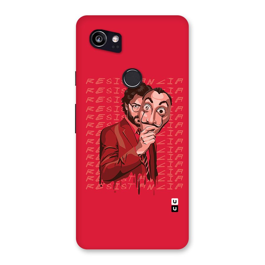 Resistancia Professor Art Back Case for Google Pixel 2 XL